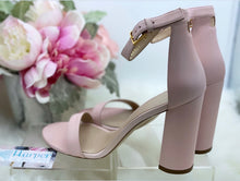 Load image into Gallery viewer, Stuart Weitzman Faille Ankle Strap Sandals- BRAND NEW!