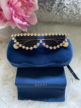 Load image into Gallery viewer, Gucci Embellished Crystal Cat Eye Sunglasses- BRAND NEW!