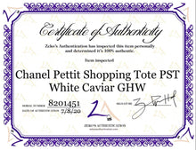 Load image into Gallery viewer, Chanel PST White Caviar Shopping Tote- Pre lovedđź’•
