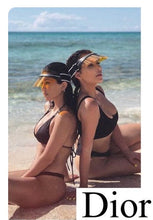 Load image into Gallery viewer, Christian Dior DiorClub1 Visor Blue and Black- BRAND NEW!