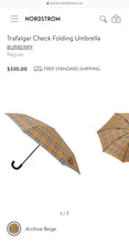 Load image into Gallery viewer, Burberry House Check Umbrella- Brand New!