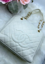 Load image into Gallery viewer, Chanel PST White Caviar Shopping Tote- Pre lovedđź’•