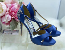 Load image into Gallery viewer, Badgley Mischka Fame Crystal Heels- BRAND NEW!