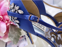 Load image into Gallery viewer, Badgley Mischka Fame Crystal Heels- BRAND NEW!