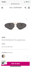 Load image into Gallery viewer, Dior Stellaire5 Grey Silver Mirror Aviators- BRAND NEW!