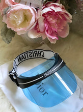 Load image into Gallery viewer, Christian Dior DiorClub1 Visor Blue and Black- BRAND NEW!