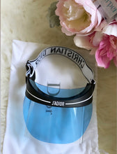 Load image into Gallery viewer, Christian Dior DiorClub1 Visor Blue and Black- BRAND NEW!