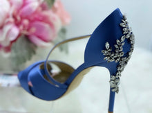Load image into Gallery viewer, Badgley Mischka Fame Crystal Heels- BRAND NEW!