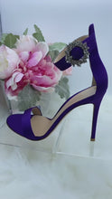 Load and play video in Gallery viewer, Gianvito Rossi Crystal Embellished Portofino Heels- BRAND NEW!
