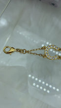 Load and play video in Gallery viewer, Chanel Logo Crystal Bracelet-BRAND NEW!
