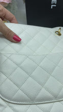 Load and play video in Gallery viewer, Chanel PST White Caviar Shopping Tote- Pre loved💕
