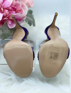 Gianvito Rossi Crystal Embellished Portofino Heels- BRAND NEW!