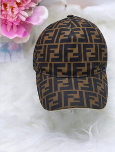 Fendi FF Logo Cap- Pre Loved💕