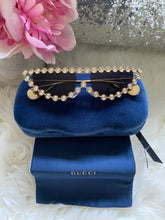 Load image into Gallery viewer, Gucci Embellished Crystal Cat Eye Sunglasses- BRAND NEW!
