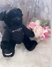 Load image into Gallery viewer, Givenchy Ultra Plush Teddy Bear with Givenchy Paris Hooded Sweatshirt- BRAND NEW!
