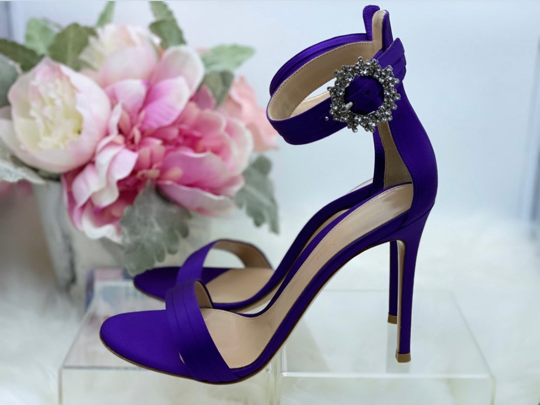 Gianvito Rossi Crystal Embellished Portofino Heels- BRAND NEW!