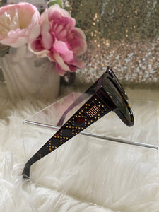 Dior LadyDior Studs Dark Tortoise Sunglasses- BRAND NEW!