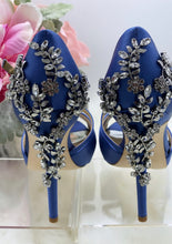 Load image into Gallery viewer, Badgley Mischka Fame Crystal Heels- BRAND NEW!

