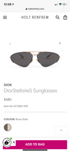 Dior Stellaire5 Grey Silver Mirror Aviators- BRAND NEW!
