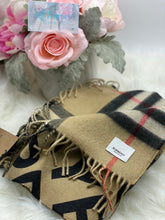 Load image into Gallery viewer, Burberry Cashmere Giant Check Reversible Scarf- New Season! Brand New!
