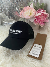 Load image into Gallery viewer, Burberry Logo SnapBack Baseball Hat- BRAND NEW!
