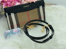 Load image into Gallery viewer, Burberry House Check Peyton Cross body/ Clutch- BRAND NEW!
