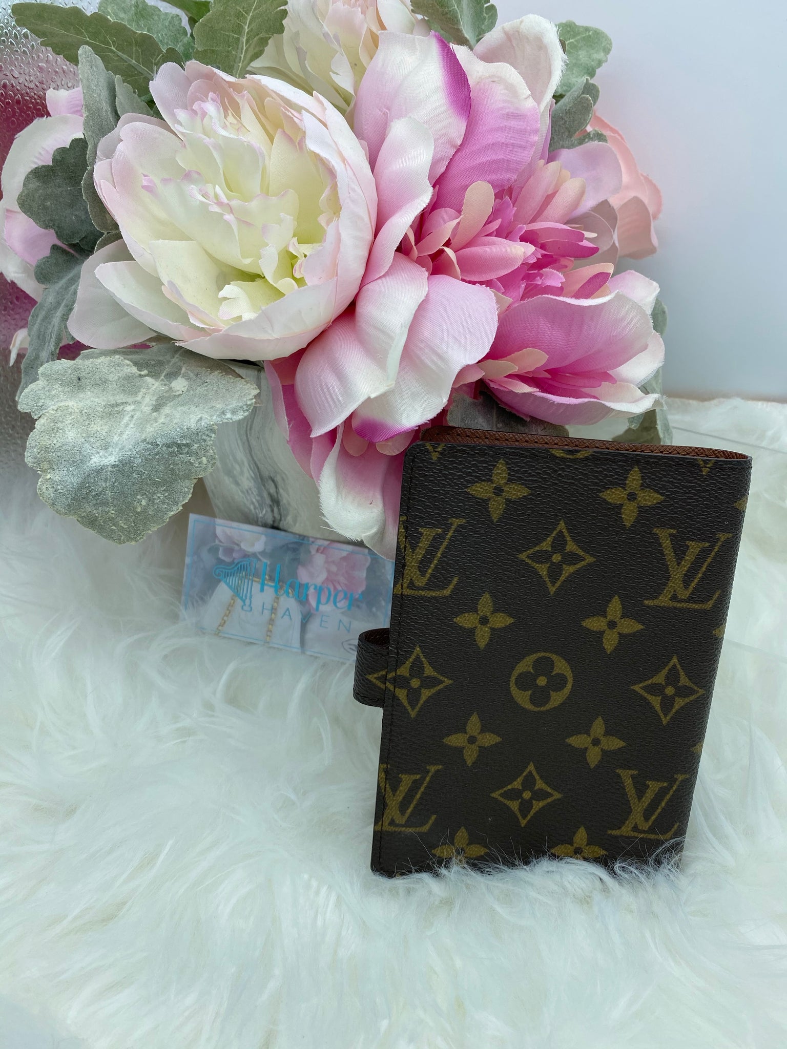 Louis Vuitton Monogram Small Partenaire Agenda Cover/ Passport Holder- –  HarperHaven.Lux