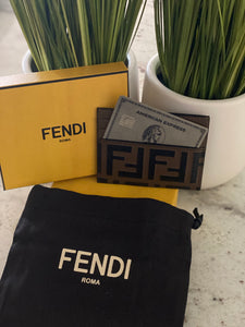Fendi FF Logo Card holder- BRAND NEW!