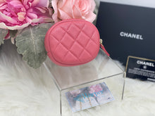 Load image into Gallery viewer, Pink Chanel Quilted Caviar Classic Coin Purse

