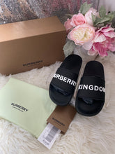 Load image into Gallery viewer, Burberry Kingdom Logo Slides- BRAND NEW!
