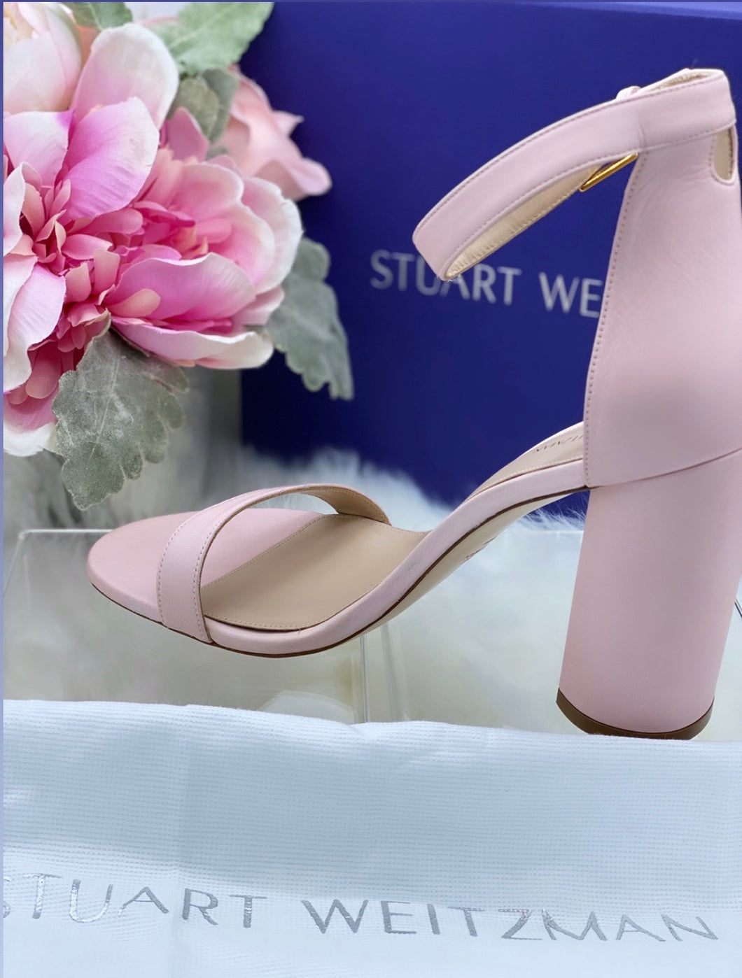 Stuart Weitzman Faille Ankle Strap Sandals- BRAND NEW!