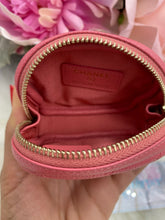 Load image into Gallery viewer, Pink Chanel Quilted Caviar Classic Coin Purse
